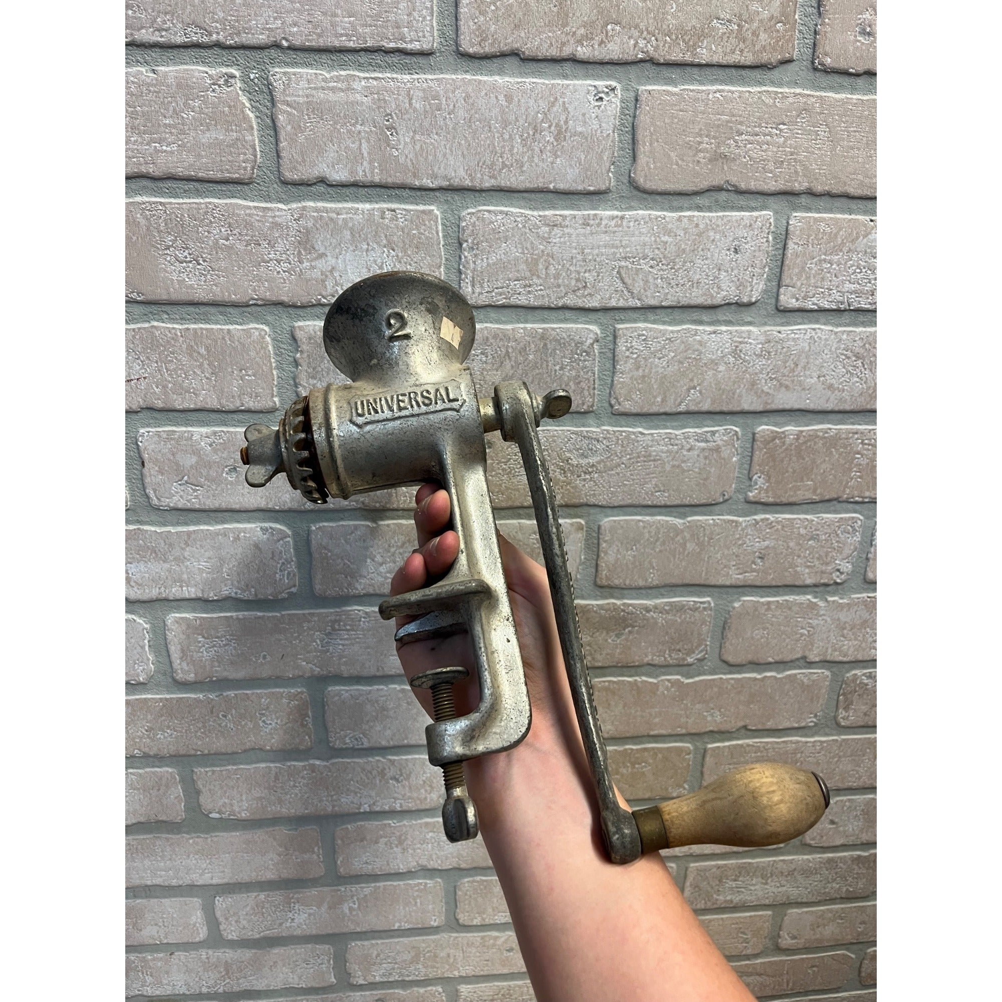 Vintage Universal No. 2 Meat Grinder Food Chopper Landers Frary Clark LF & C