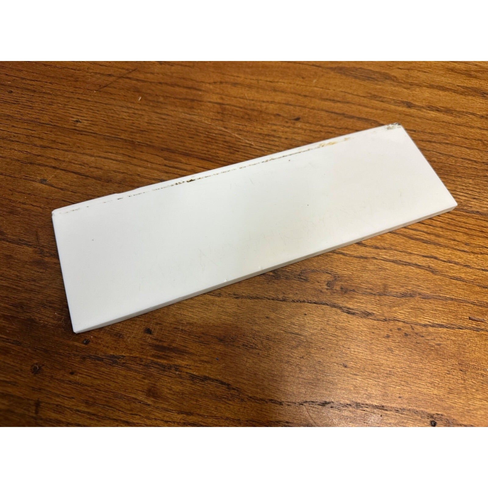Vintage National Cash Register NCR Milk Glass Till Slab Part 11-13/16" x 3-3/4"