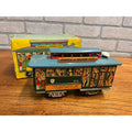 Vintage 1950s Powell & Mason San Francisco Cable Car Trolley Tin Litho Toy + Box