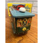Vintage 1950s Powell & Mason San Francisco Cable Car Trolley Tin Litho Toy + Box