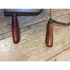 Antique Set of Two (2) Coping Saws Wood and Metal Fabrication Woodworking Hand Tools Circa 1950's