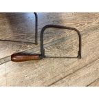 Antique Set of Two (2) Coping Saws Wood and Metal Fabrication Woodworking Hand Tools Circa 1950's