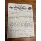 Vintage 1900s Brown's Rival Water Heater Chicago Advertising Letterhead