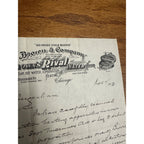 Vintage 1900s Brown's Rival Water Heater Chicago Advertising Letterhead