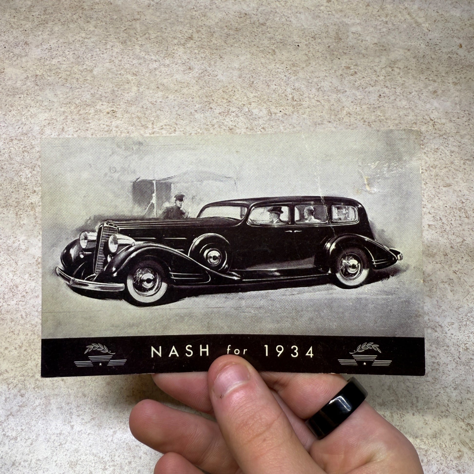 Nash for 1934 Car Postcard Automobile World's Fair preview