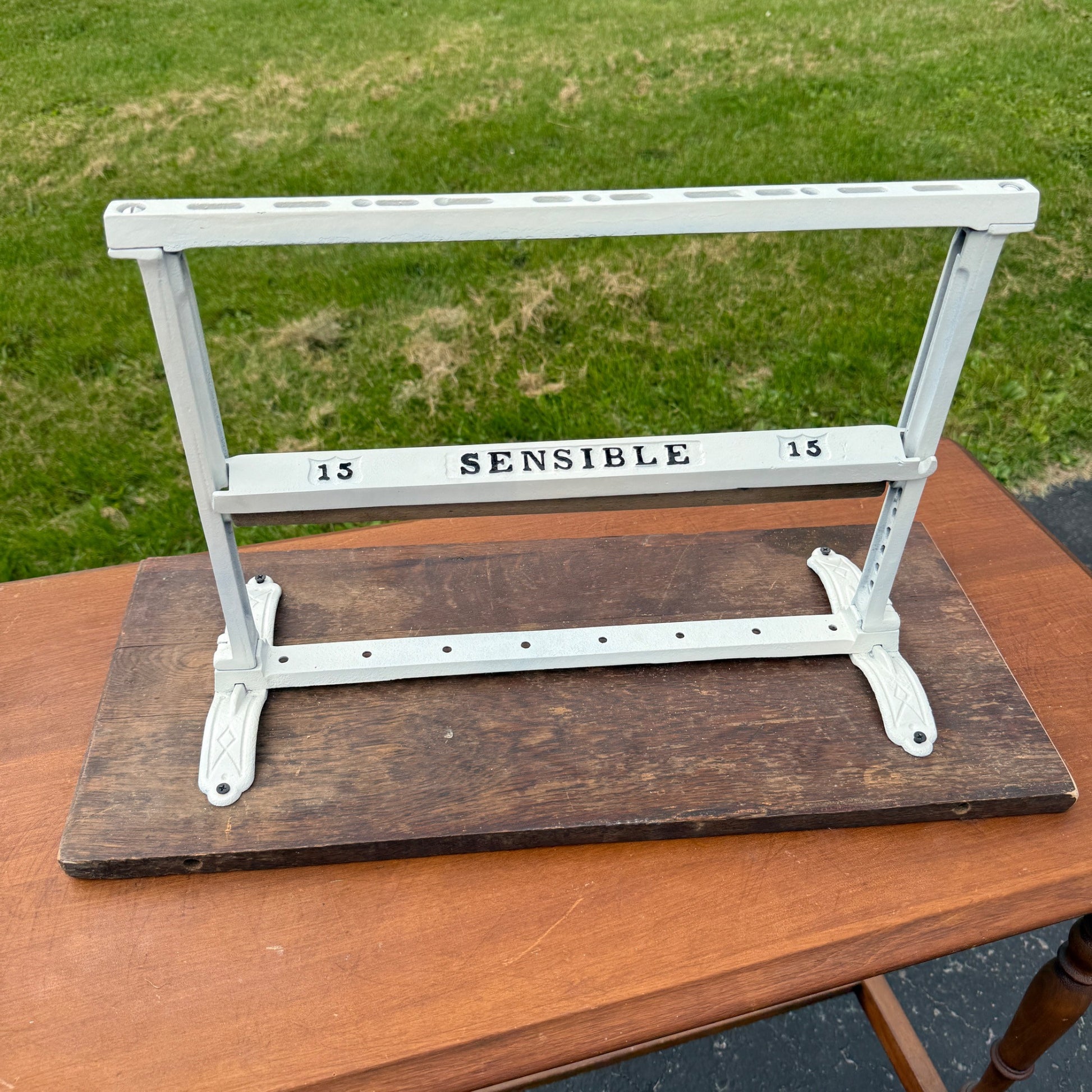 Antique Sensible Mercantile General Store Paper Roll Holder Dispenser White