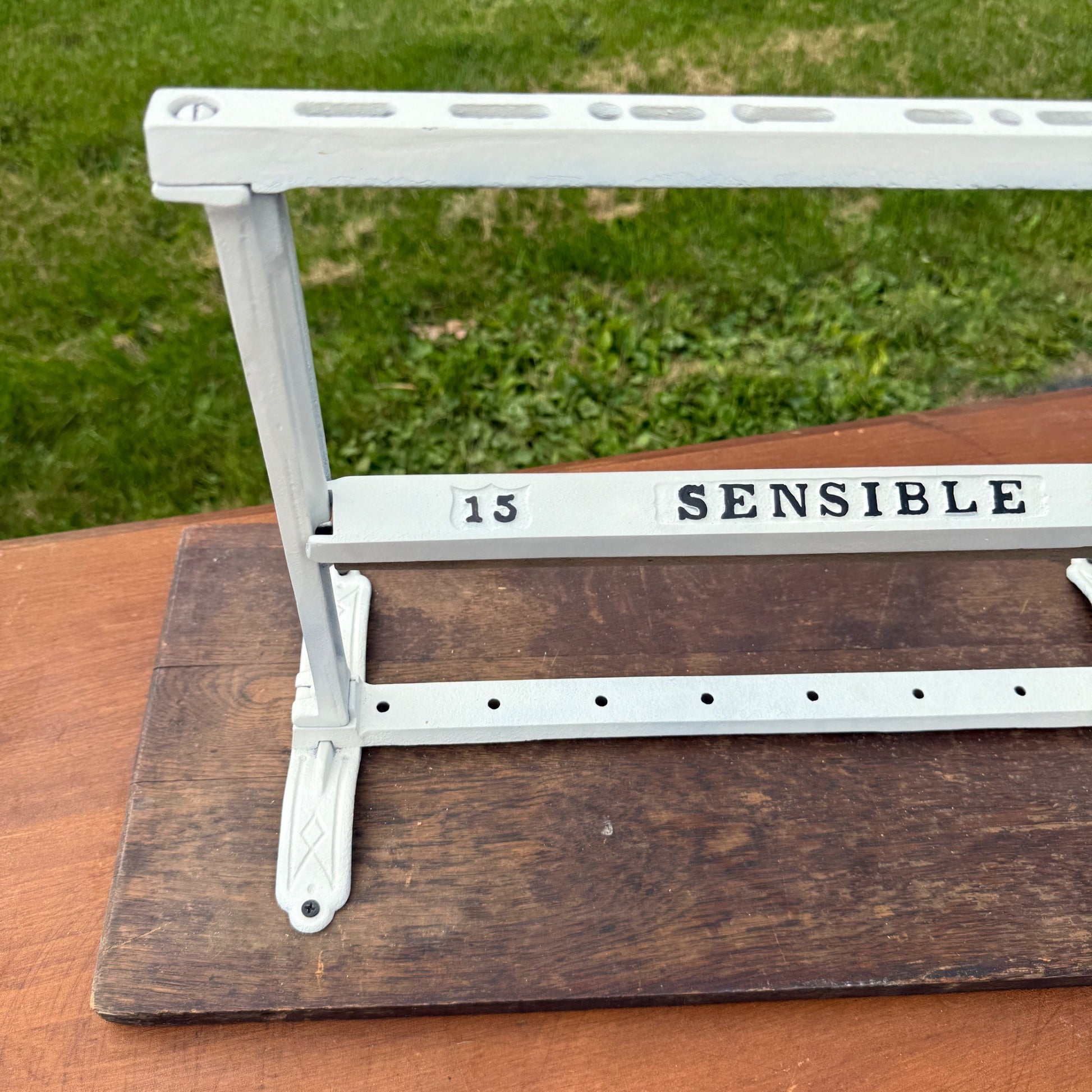 Antique Sensible Mercantile General Store Paper Roll Holder Dispenser White