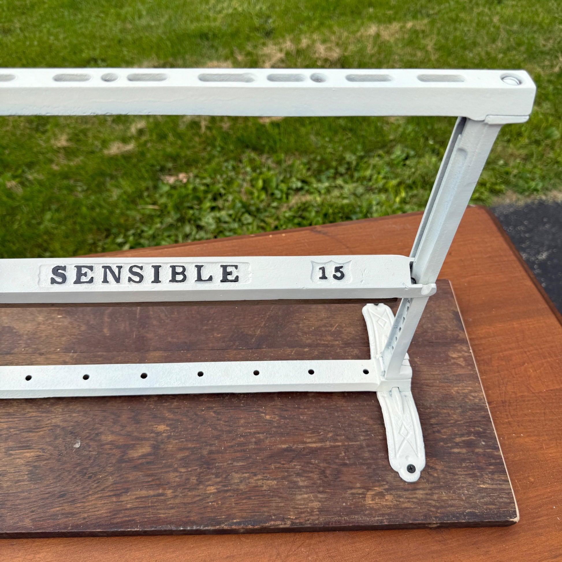 Antique Sensible Mercantile General Store Paper Roll Holder Dispenser White