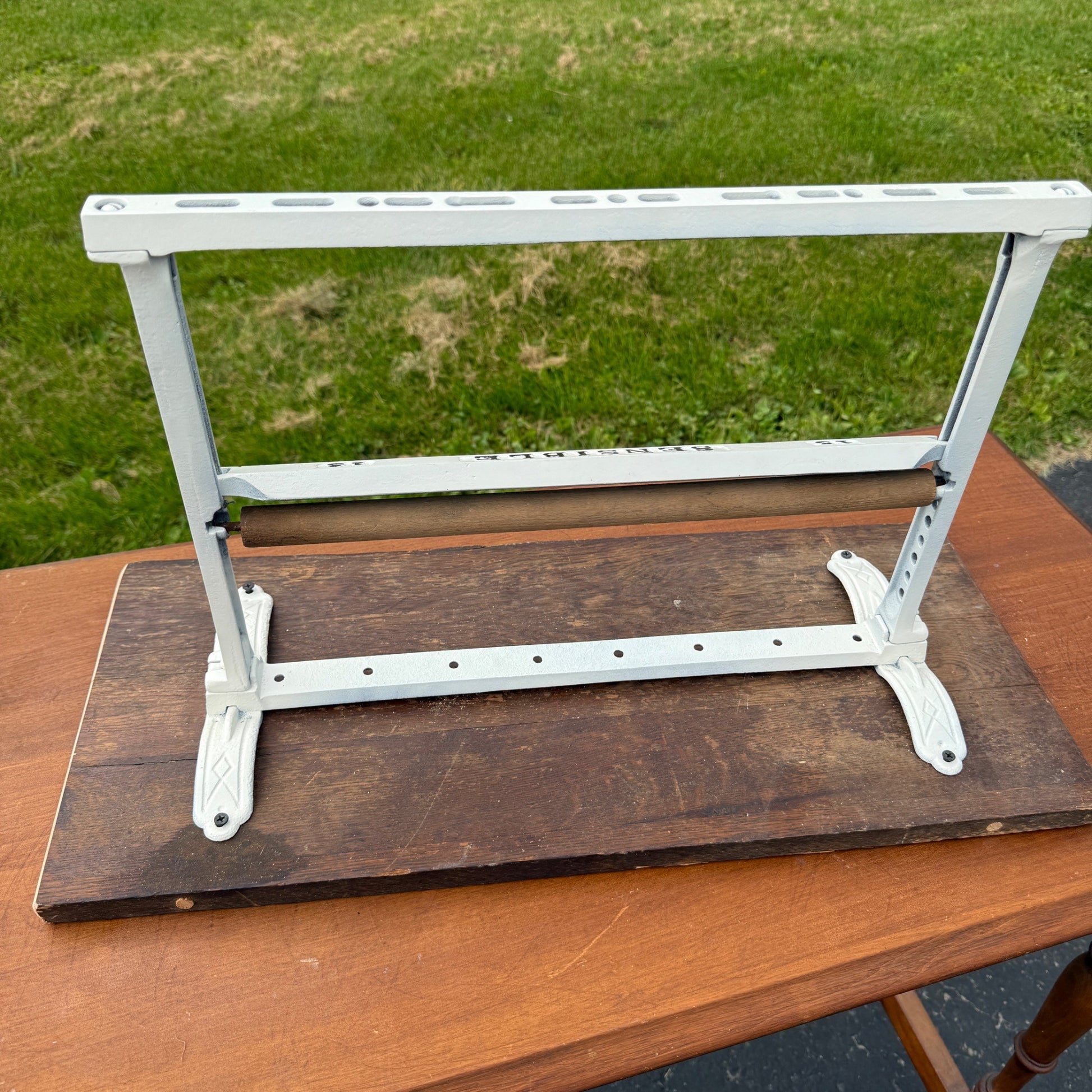 Antique Sensible Mercantile General Store Paper Roll Holder Dispenser White