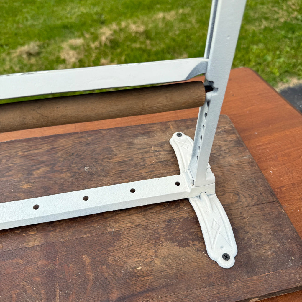 Antique Sensible Mercantile General Store Paper Roll Holder Dispenser White