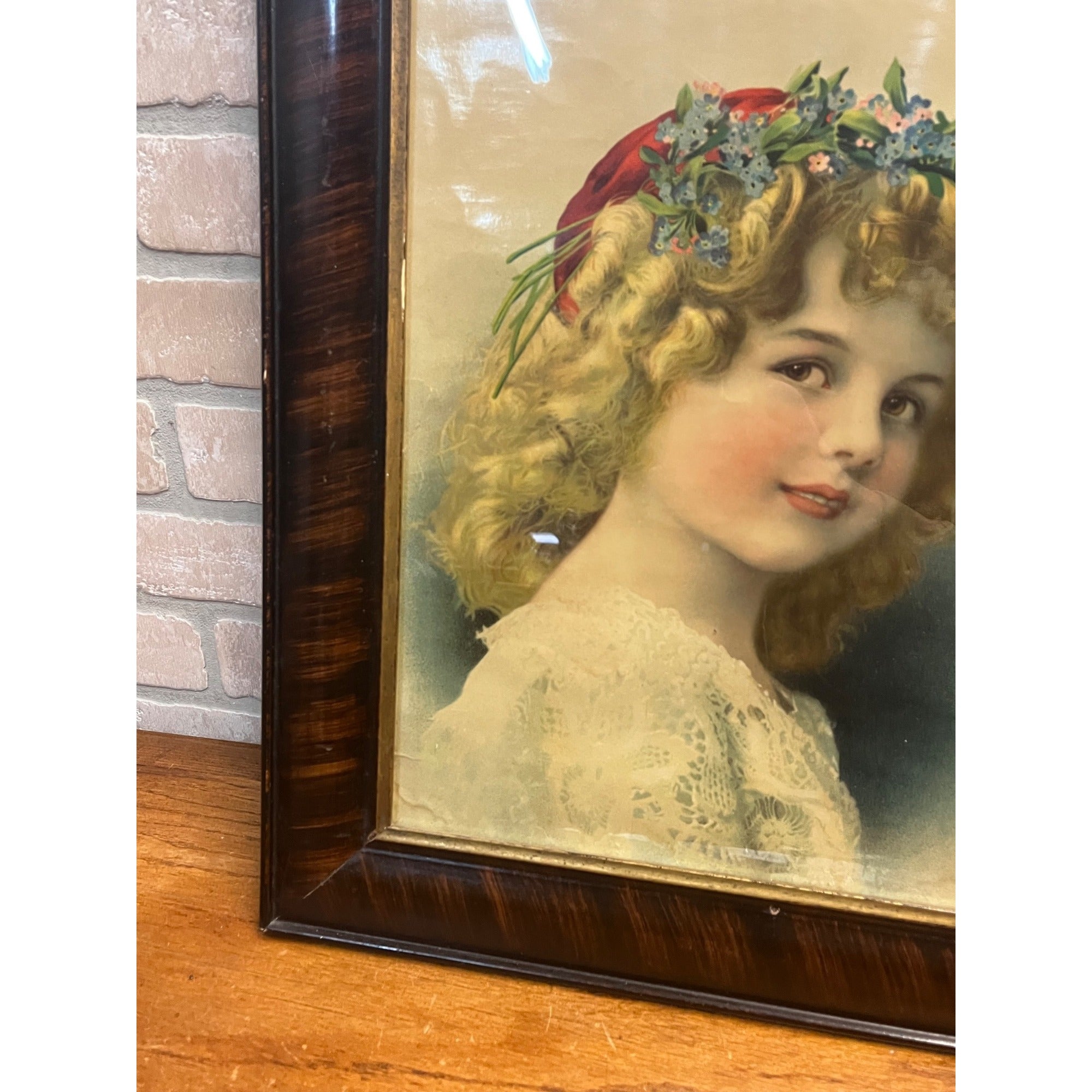 Dembski Bros Manitowoc Wis Advertising Litho Print Ornate Victorian Frame