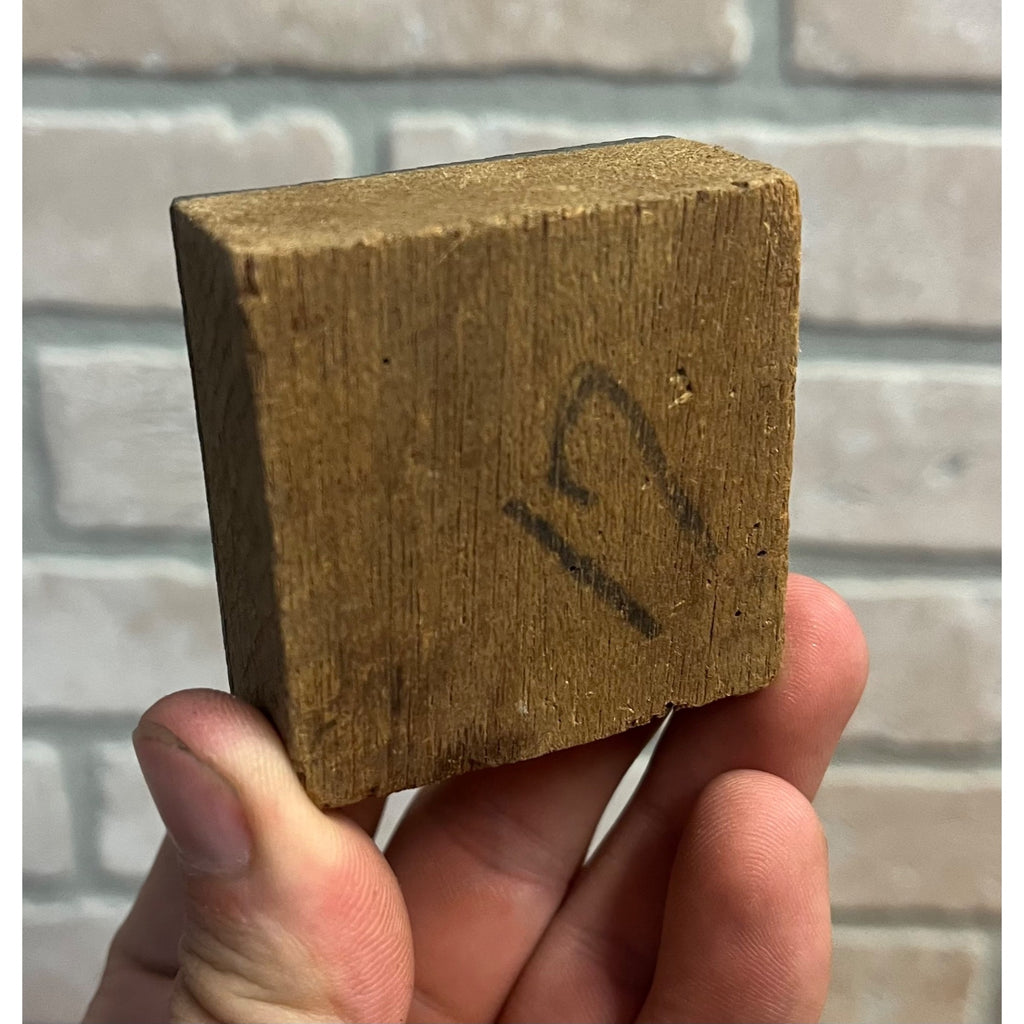 Vintage Letterpress Printing Block Old King Coal Advertising Copper