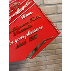 Vintage 1980s Leinenkugel's Beer Plastic Sign "Featuring" Indian Maiden Logo