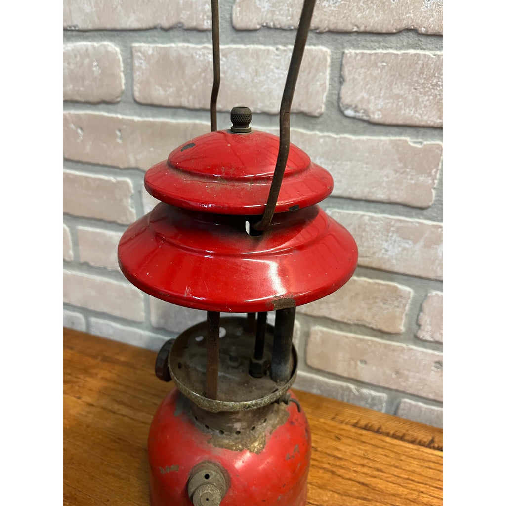 Coleman Red Lantern Camp Lantern Vintage Parts or Repair 200A