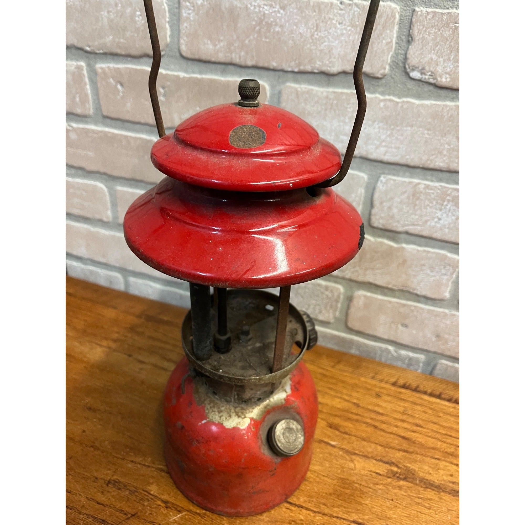Coleman Red Lantern Camp Lantern Vintage Parts or Repair 200A