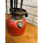 Coleman Red Lantern Camp Lantern Vintage Parts or Repair 200A