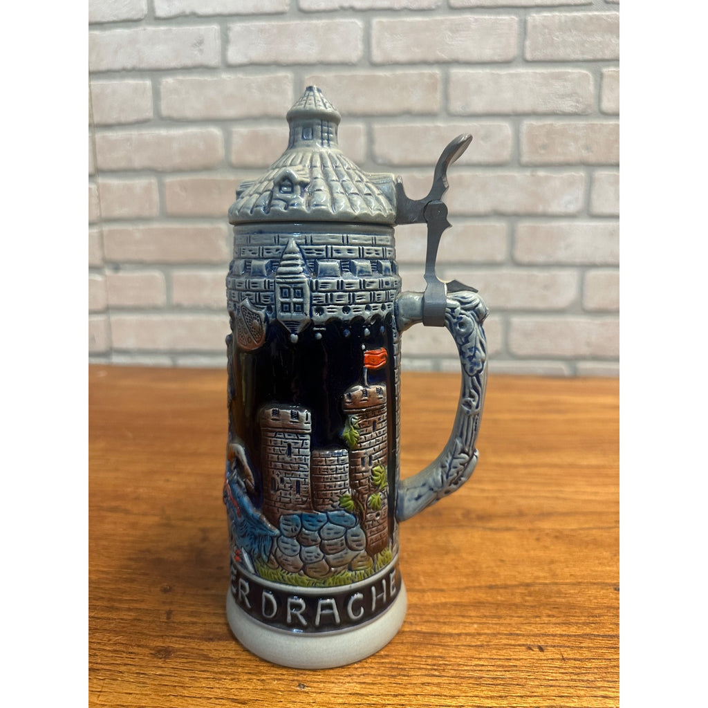 1st Edition 1977 Beer Stein - Mader's "St. Georg Und Der Drache" Limited 7500