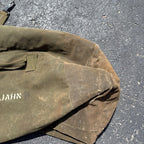 Vintage US Military Canvas Duffel Sea Bag Named Vietnam Era Army GI Canvas