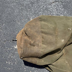 Vintage US Military Canvas Duffel Sea Bag Named Vietnam Era Army GI Canvas