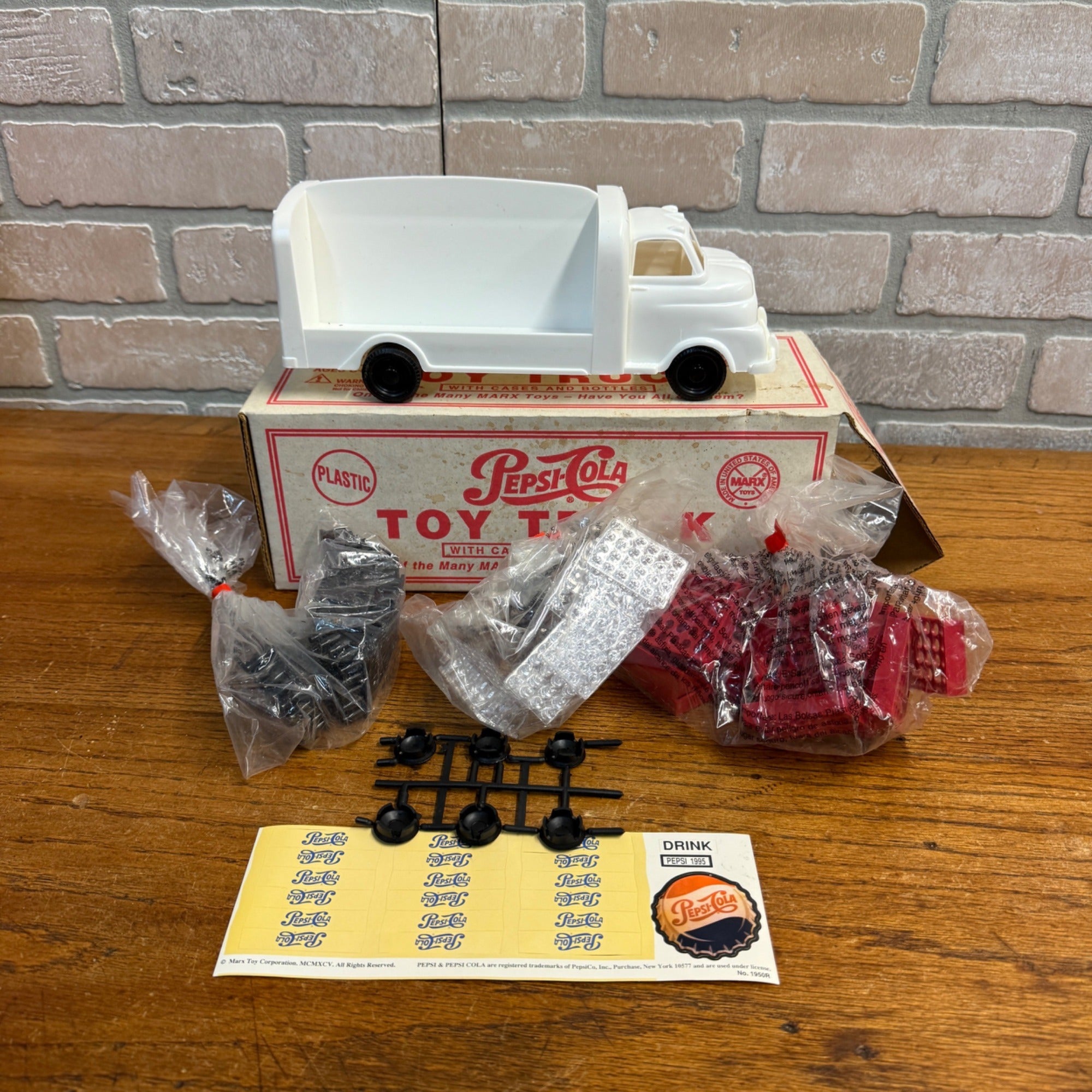 Vintage Marx Plastic Pepsi Cola Soda Delivery Truck NOS