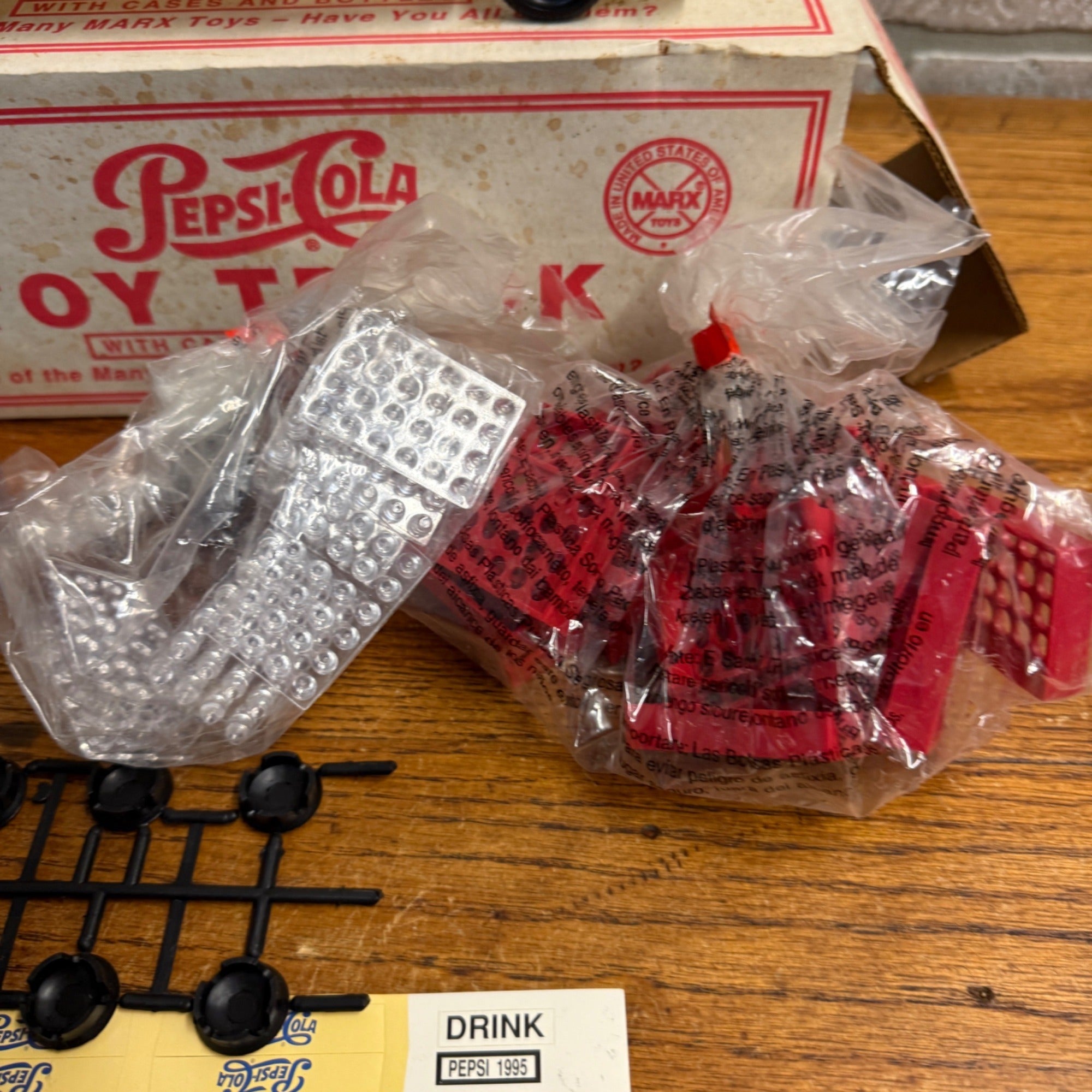 Vintage Marx Plastic Pepsi Cola Soda Delivery Truck NOS