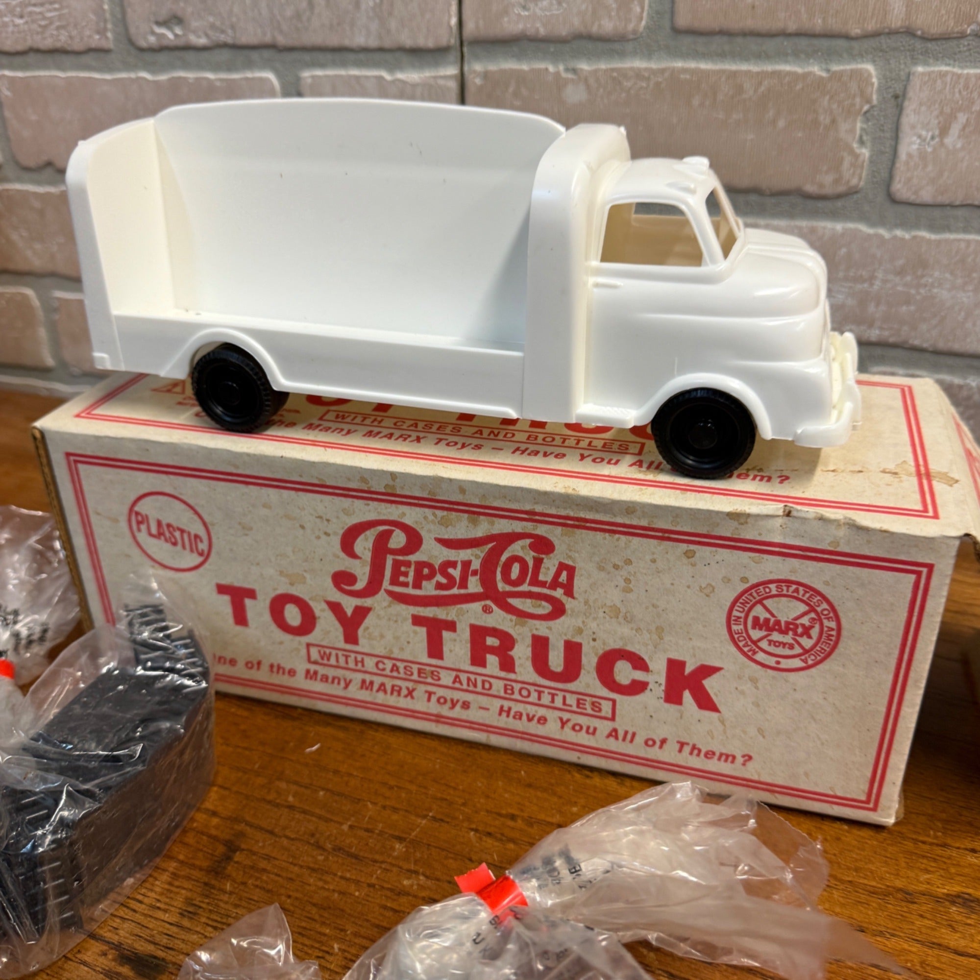 Vintage Marx Plastic Pepsi Cola Soda Delivery Truck NOS