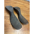 Antique Cast Iron Cobbler Tool Double Head Anvil Boots Shoe Repair Mold Lot (2)