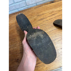 Antique Cast Iron Cobbler Tool Double Head Anvil Boots Shoe Repair Mold Lot (2)