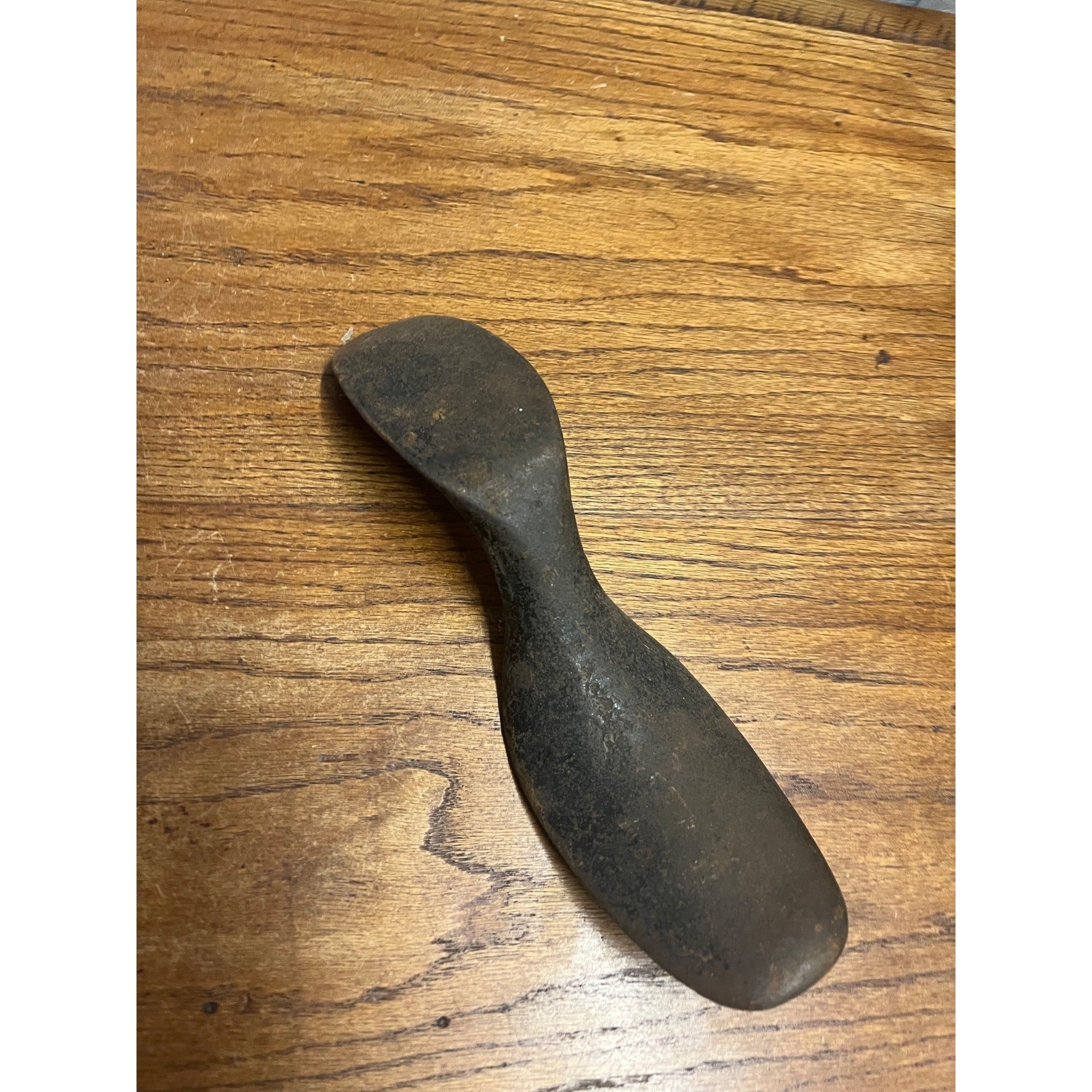 Antique Cast Iron Cobbler Tool Double Head Anvil Boots Shoe Repair Mold Lot (2)