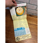 Vintage 1941 Braun's Grocery Advertising Calendar Sign Fond du Lac Wis WI