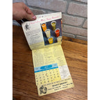 Vintage 1941 Braun's Grocery Advertising Calendar Sign Fond du Lac Wis WI