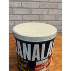 Vintage Sanalac Nonfat Dry Milk 5 lb Metal Tin Can Empty Advertising  Madison WI