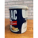 Vintage Sanalac Nonfat Dry Milk 5 lb Metal Tin Can Empty Advertising  Madison WI