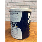 Vintage Sanalac Nonfat Dry Milk 5 lb Metal Tin Can Empty Advertising  Madison WI