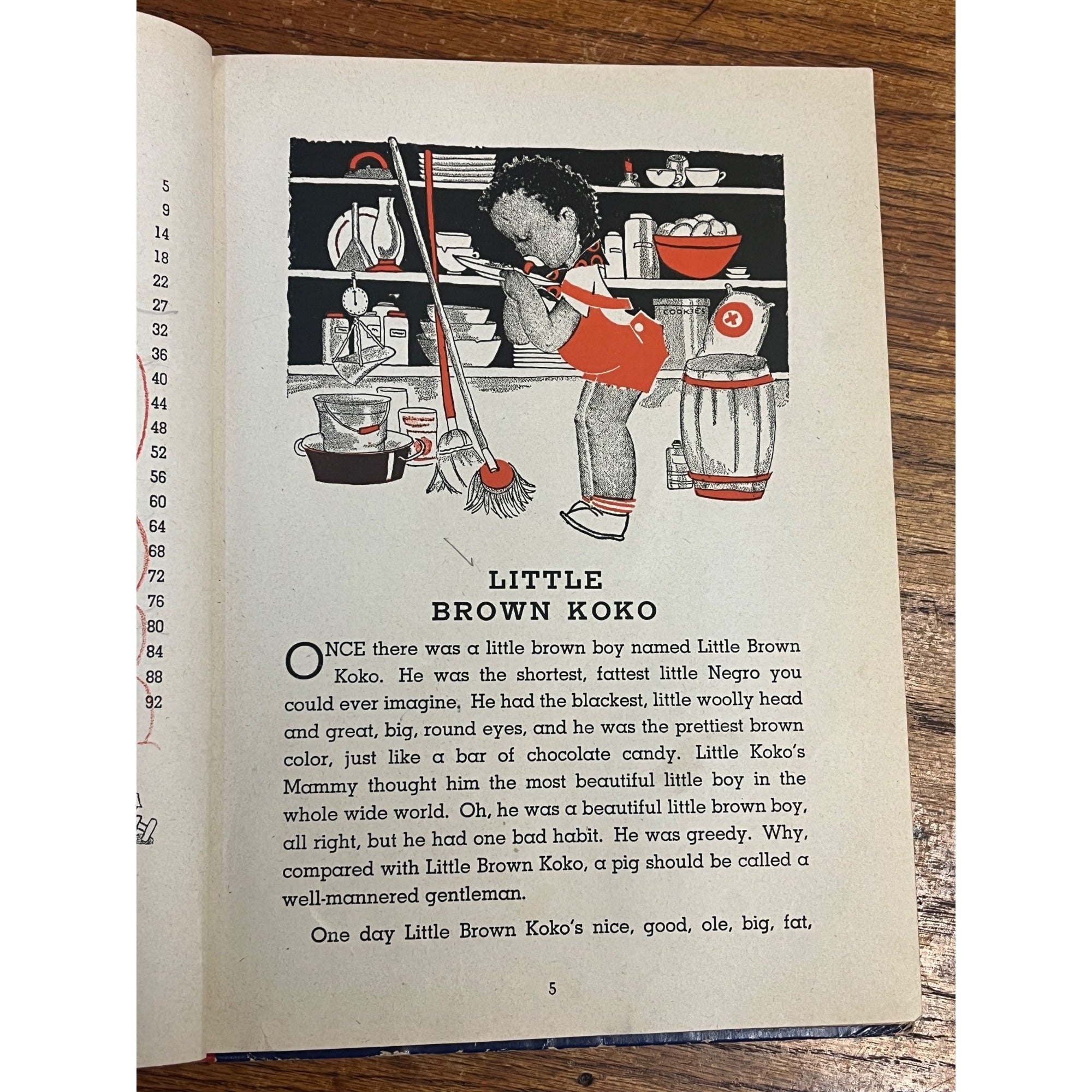 Vintage 1940 Stories of Little Brown Koko Black Americana Book FIRST EDITION