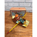 RARE Vintage 1950s Tin Litho Windup Row Rowing Boat Japan Momoya / Nikko w/ Box