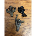 Original WWII "Kilroy Was Here" Bakelite Pocket Peekies - Neller - Lot (3) WW2