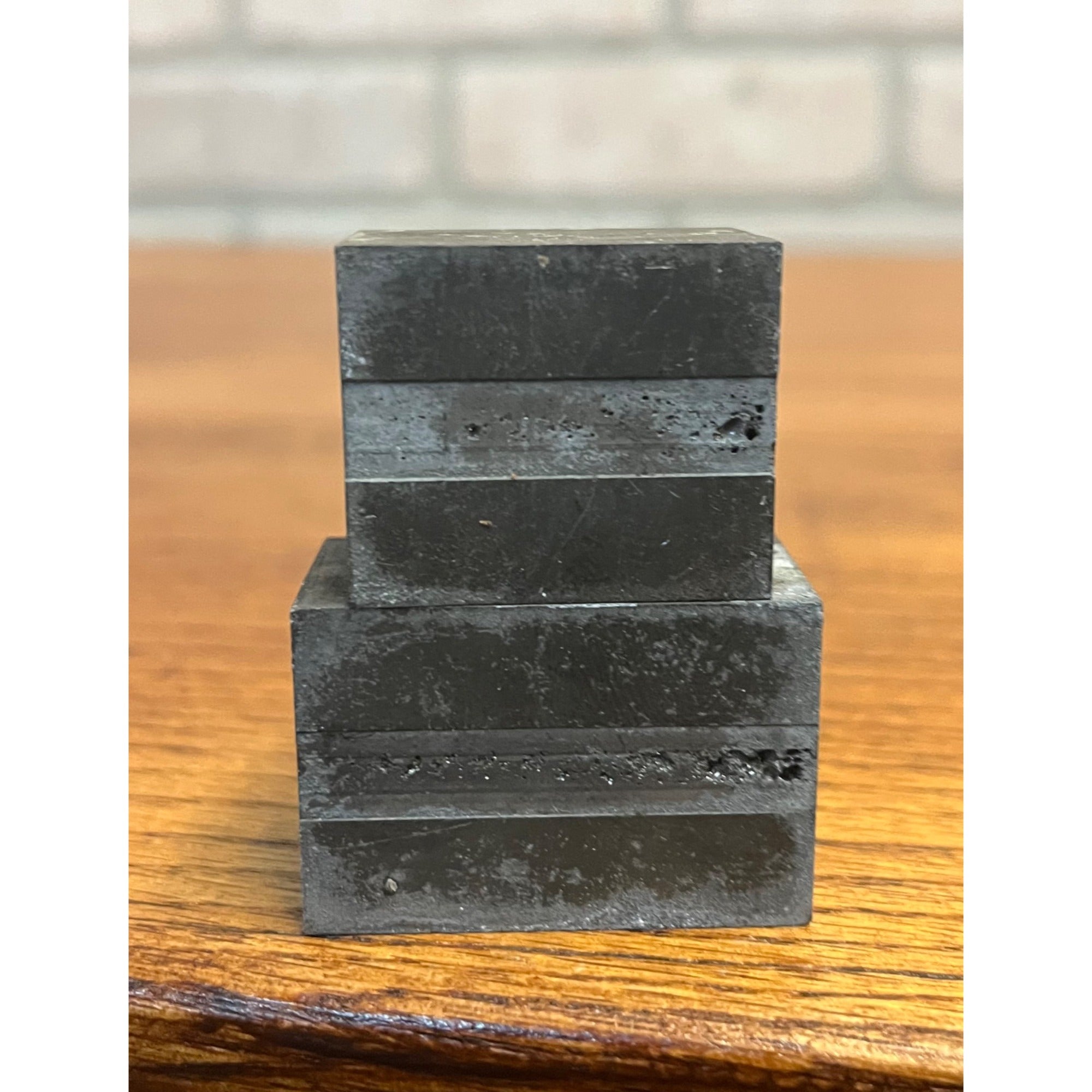 Antique Vintage Halloween Flying Witch & JOL Metal Letterpress Printing Blocks