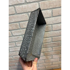 Antique Primitive Gray Enamel Graniteware Bread Pan/ Baking Dish/ Farmhouse Decor
