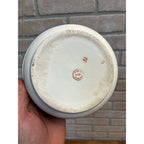 Vintage 1930s Czech Baby Child Pottery Milk Pitcher Creamer + Bowl