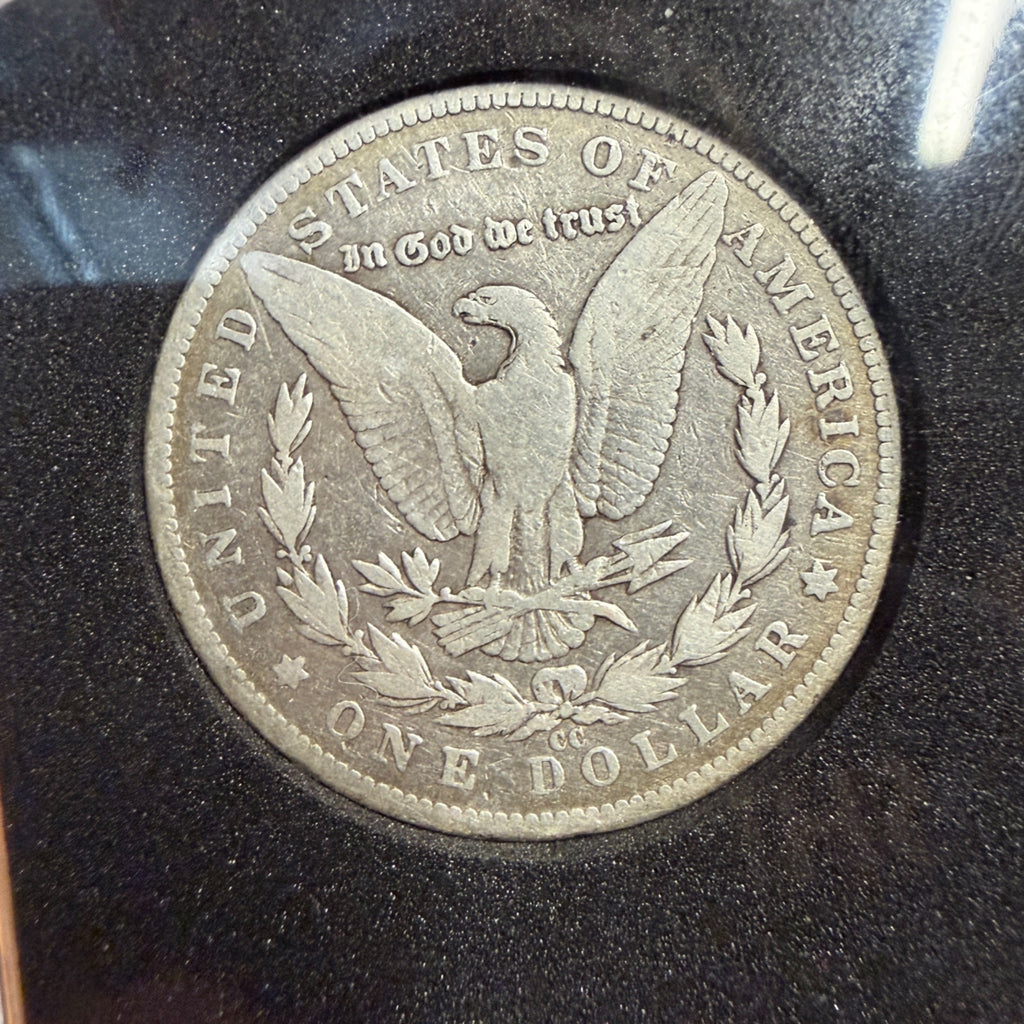 1891-CC Morgan Silver Dollar Coin Fine Very Fine Condition Circulated
