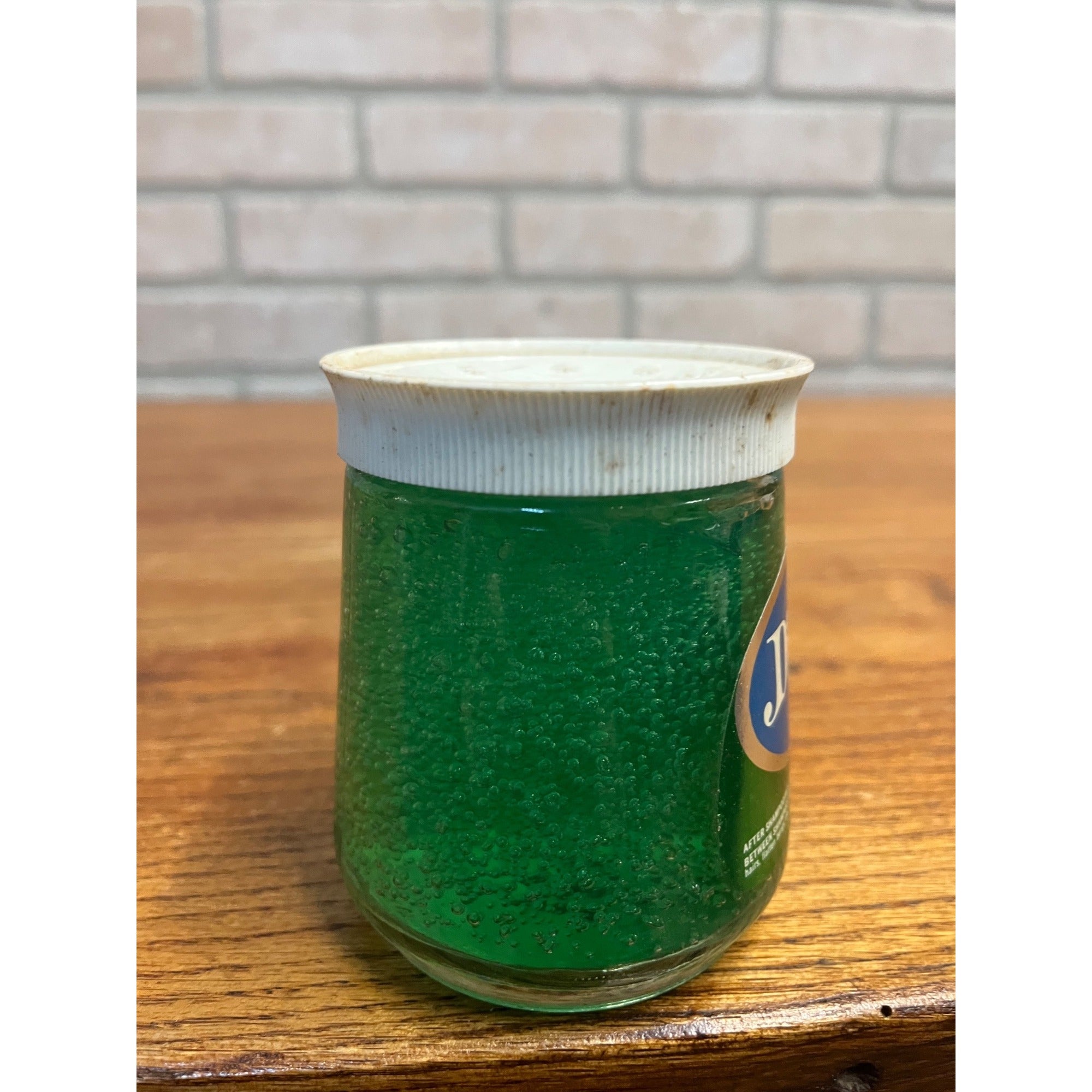 Vintage Dippity-do Hair Setting Gel Green Full Unopened 8oz Jar NOS Extra Hold