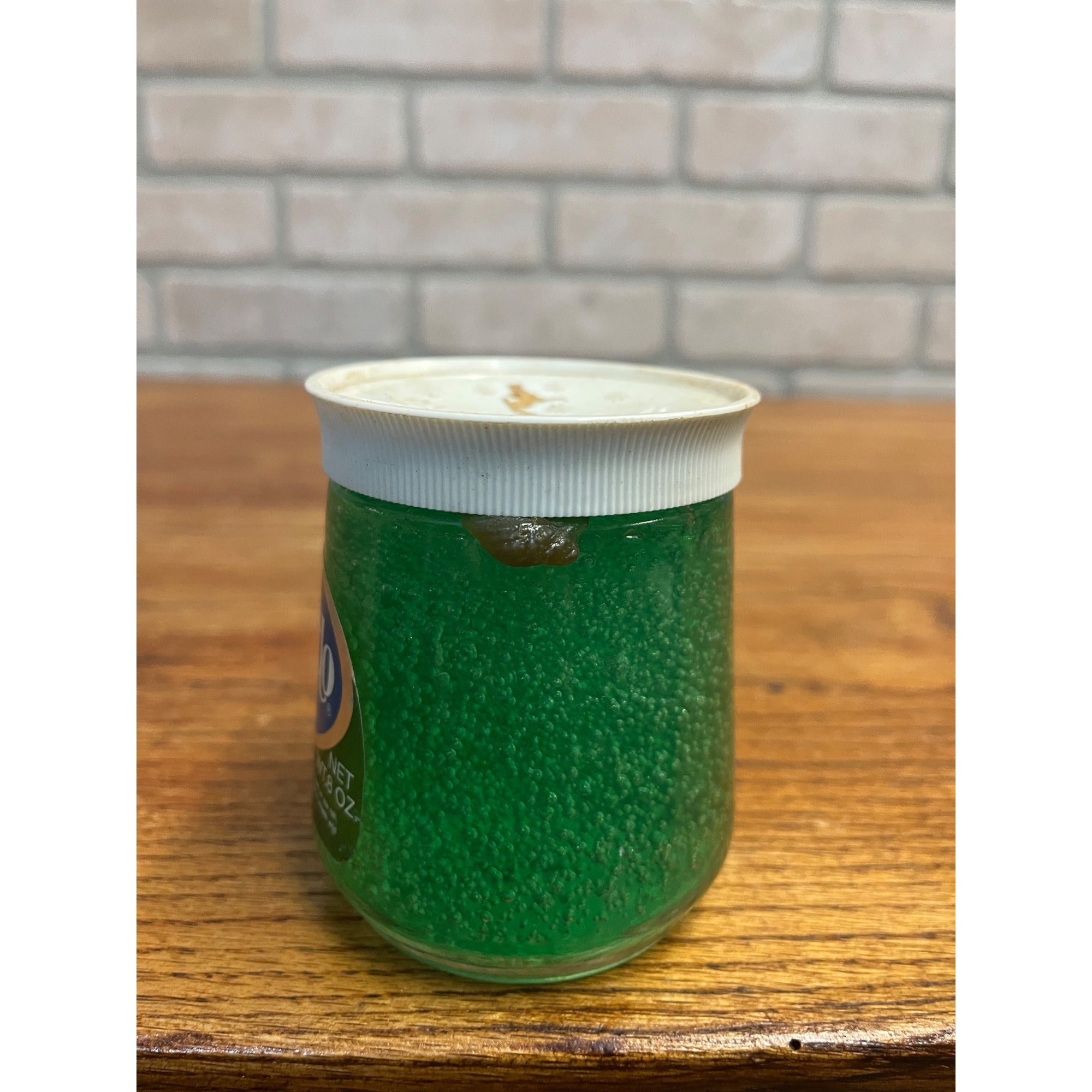 Vintage Dippity-do Hair Setting Gel Green Full Unopened 8oz Jar NOS Extra Hold