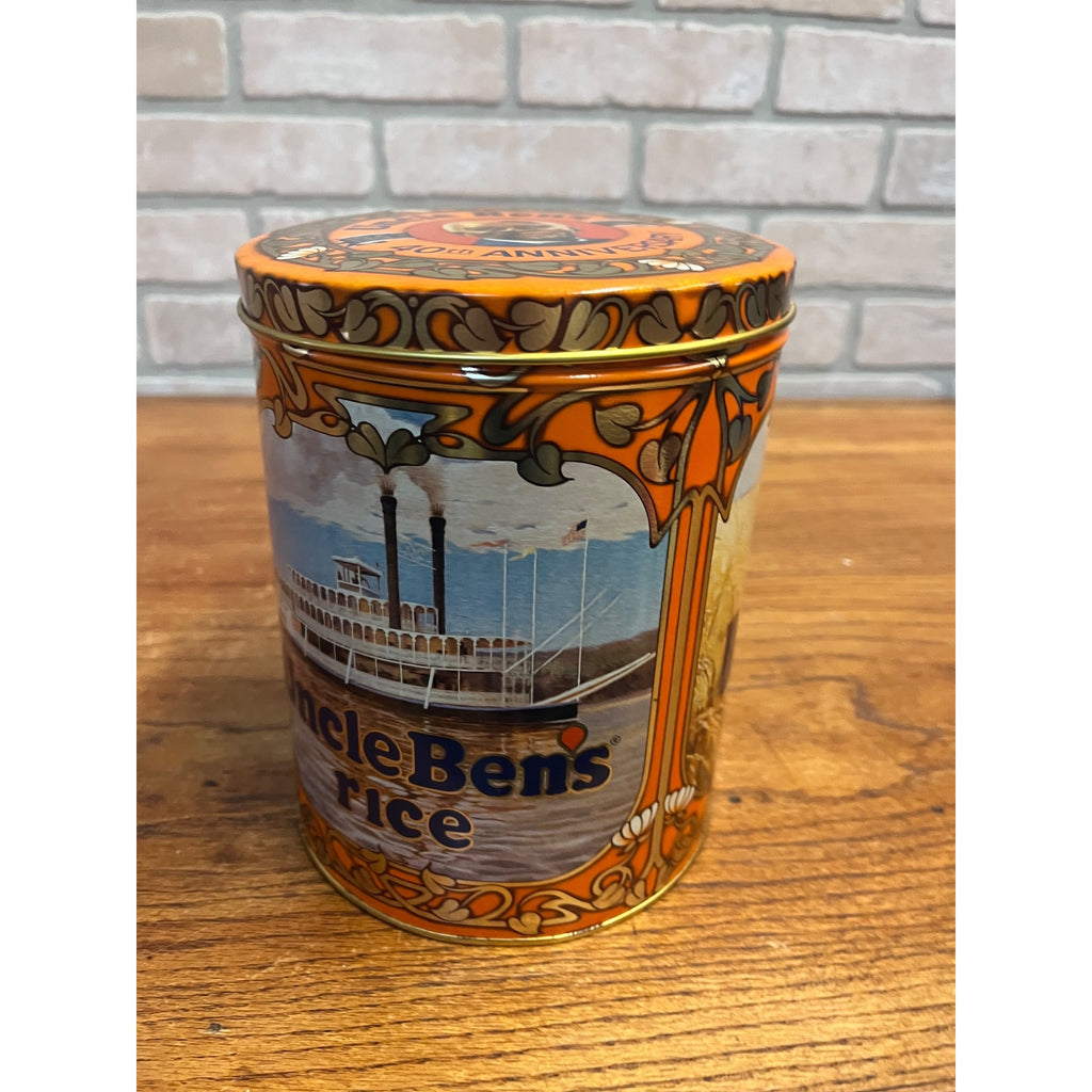 Vintage 1983 Uncle Ben's Rice 40th Anniversary Limited Edition Tin Advertising
