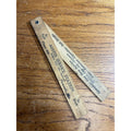 Vintage 1930s Austin Shell Service Station Plymouth Wisconsin Advertising Ruler
