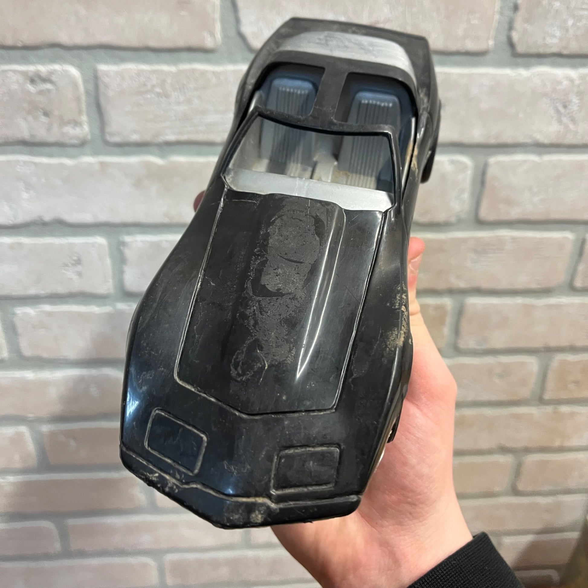 Vintage Testors 1978 Corvette Plastic Model #1021 Black And Gray Made In USA