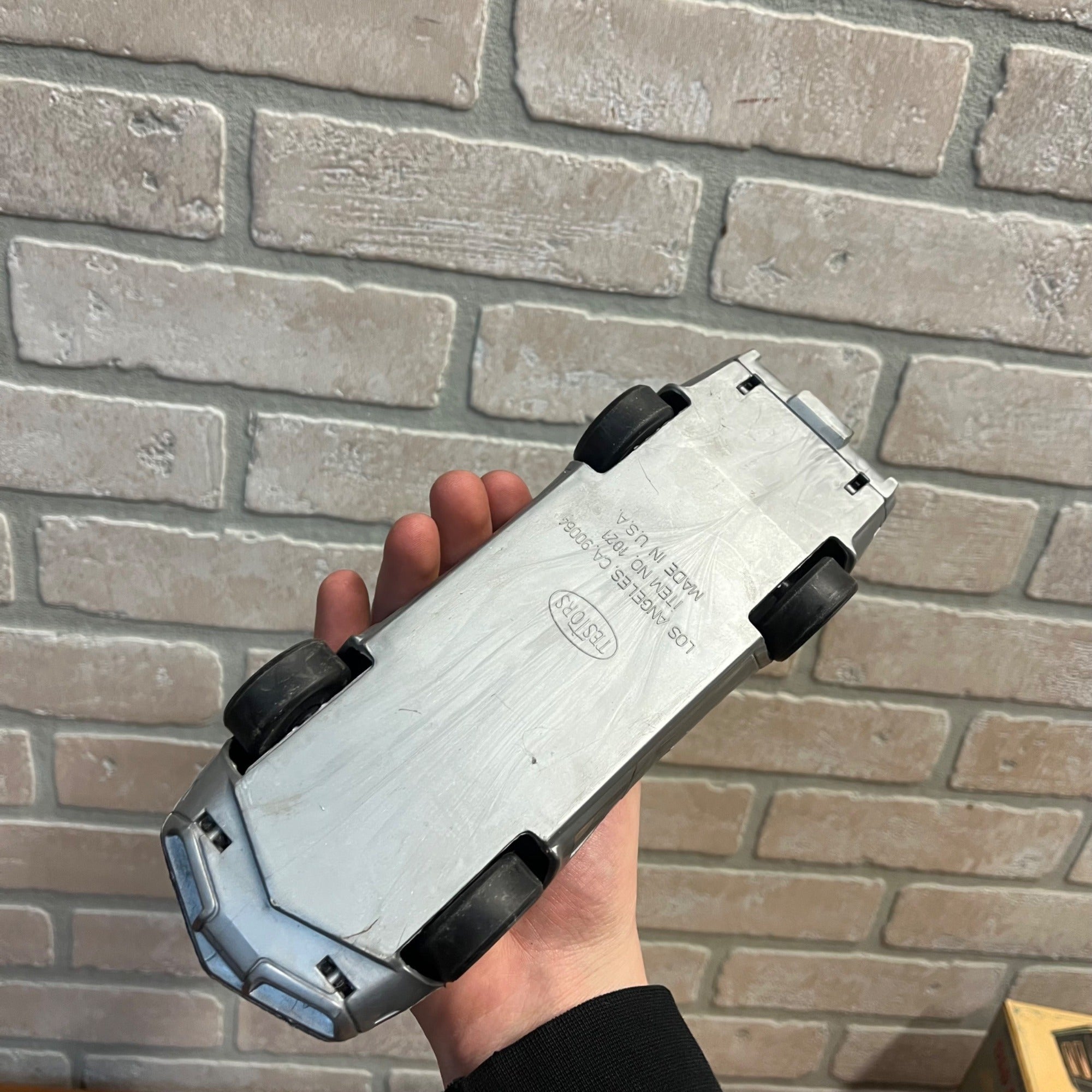 Vintage Testors 1978 Corvette Plastic Model #1021 Black And Gray Made In USA