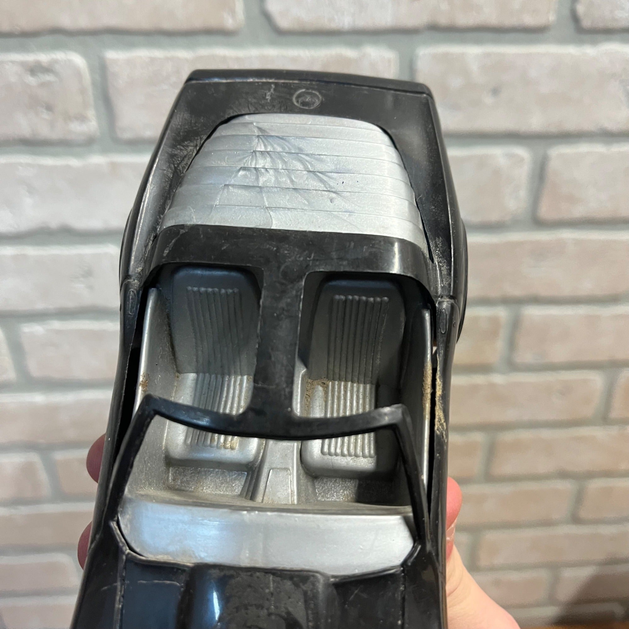 Vintage Testors 1978 Corvette Plastic Model #1021 Black And Gray Made In USA