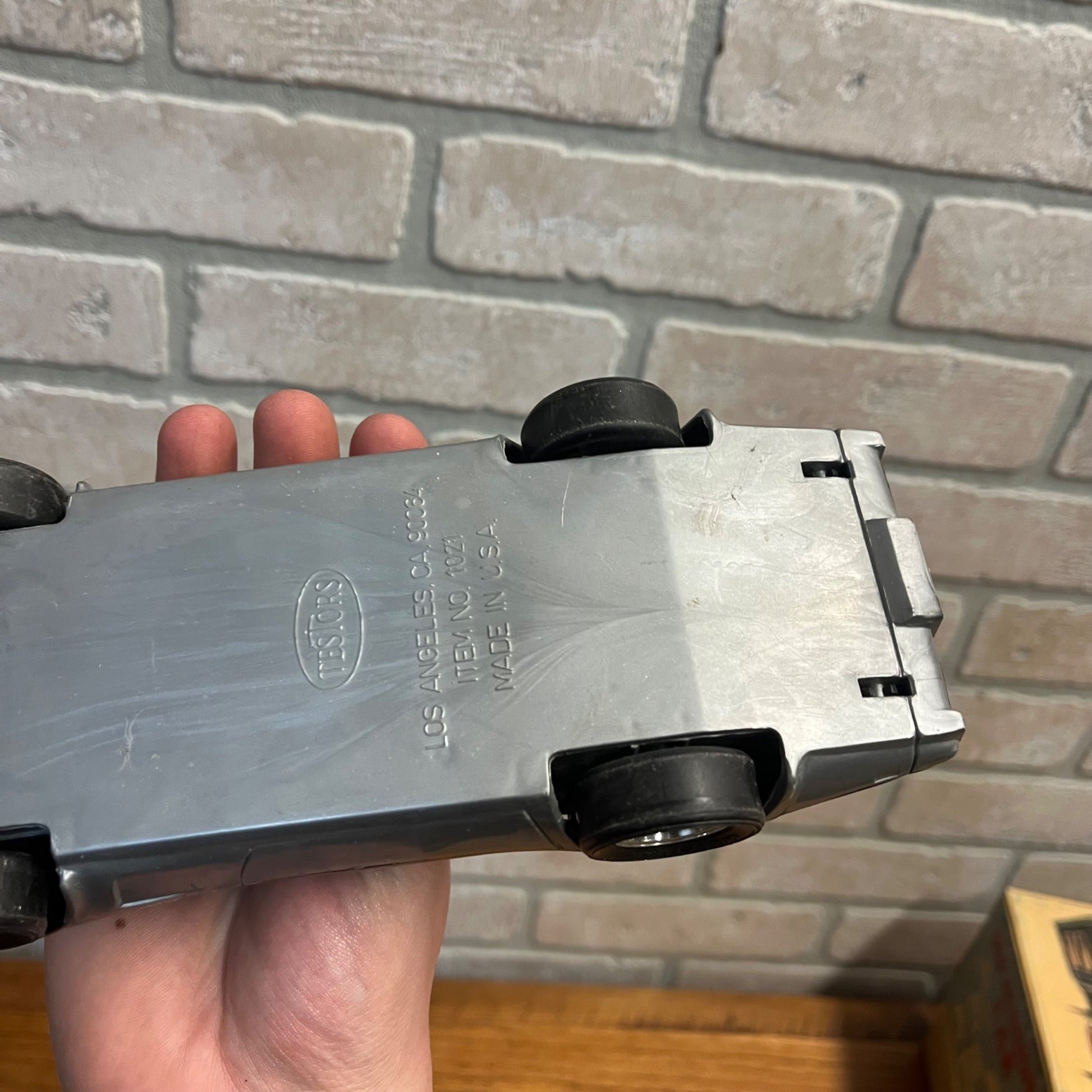 Vintage Testors 1978 Corvette Plastic Model #1021 Black And Gray Made In USA