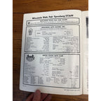 1977 Fair Stock 200 National Championship Race Souvenir Program Milwaukee Wisconsin